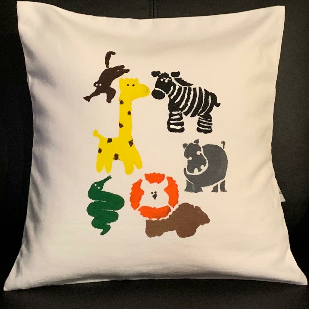 A pair of 14×14 envelop pillow case